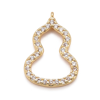 Покрытие стойки латунь микропаве прозрачные подвески из кубического циркония, без кадмия, без никеля и без свинца, долговечный, Горлянка