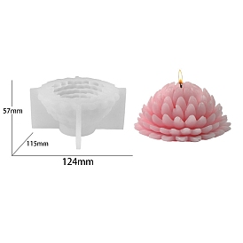DIY Candle Silicone Molds, Decoration Making, for Candle Making, Food Grade Silicone, Lotus