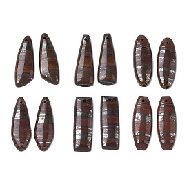 Подвески из железа с изображением тигра из натурального дерева, подходящие геометрические подвески