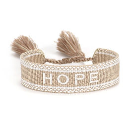 HOPE Personality Embroidered Wrist Braided Bracelet Braided Bracelet Bohemian Multicolor Bracelet