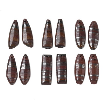 Подвески из железа с изображением тигра из натурального дерева, подходящие геометрические подвески