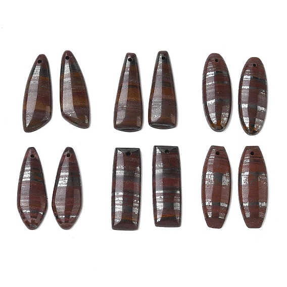 Подвески из железа с изображением тигра из натурального дерева, подходящие геометрические подвески