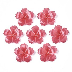 Des perles en plastique, fleur