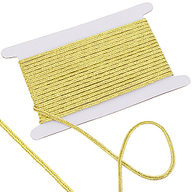 10 ярдов металлического многоножки плетеный шнур, плоский