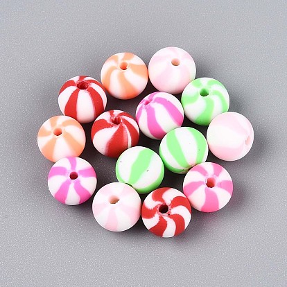 Бусины из полимерной глины , круглые