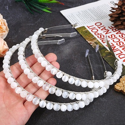 Ленты для волос из гипса, аксессуары для волос для женщин и девочек, круглые