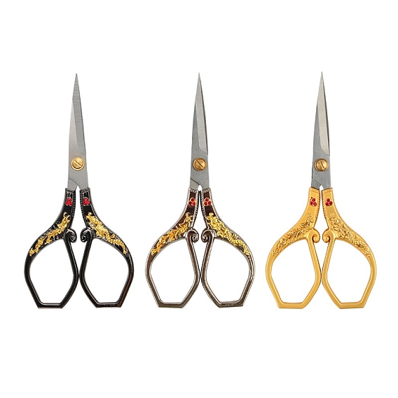Ножницы из нержавеющей стали «дракон и феникс», ножницы для вышивания, швейные ножницы
