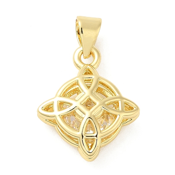 Покрытие стойки латунь с подвесками из фианита, долговечный, без кадмия и без свинца, узел очарования