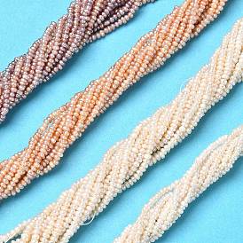 Нити из натурального культивированного пресноводного жемчуга, рондель