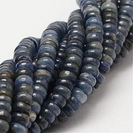 Rondelle naturelle de cyanite / cyanite / brins de perles de disthène