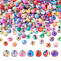 230 бусины из полимерной глины ручной работы., круглые