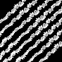 2Yards Polyester with Plastic Pearl Beaded Trim for DIY Sewing Craft