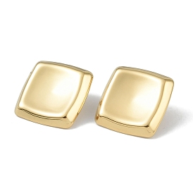 304 Stainless Steel Stud Earring for Women, Square