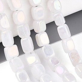 Гальванизировать природный кристалл кварца бусы пряди, кубоид