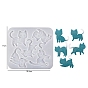 Halloween Cat Skeleton DIY Silicone Pendant Molds, Resin Casting Molds, for UV Resin, Epoxy Resin Jewelry Making