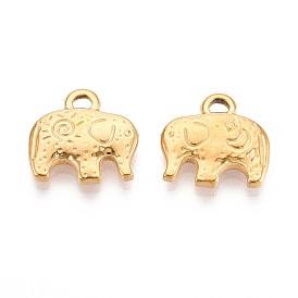 201 прелести нержавеющей стали, очарование слона, ионное покрытие (ip)