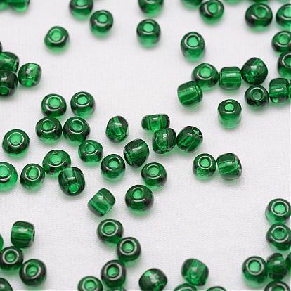 Glass Seed Beads, Grade A, Round, Transparent Colours