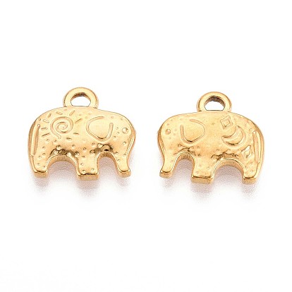 201 прелести нержавеющей стали, очарование слона, ионное покрытие (ip)