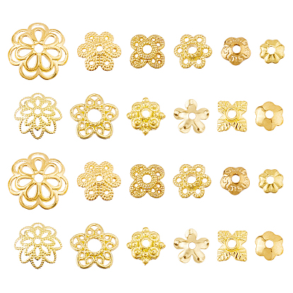 360 шт. 12 стили 304 колпачки из нержавеющей стали и латуни