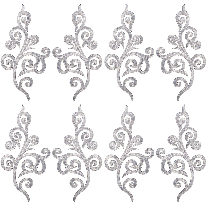 Этнический стиль цветочный узор компьютерная вышивка аппликации, металлические нити для вышивки утюгом на украшениях аксессуары