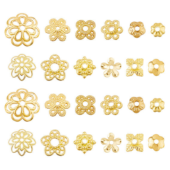 360 шт. 12 стили 304 колпачки из нержавеющей стали и латуни