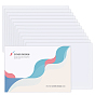 Porte-cartes de visite en plastique transparent, rectangle