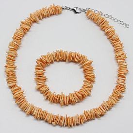 Colorful Puka Shell Necklace for Men and Women, Beachy Irregular Seashell Choker
