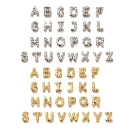 Полые медные подвески, подвески с буквой az~z, стойки покрытие, долговечный, без кадмия и без свинца