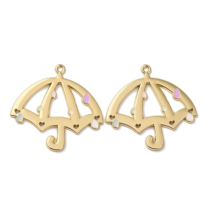 Эмали сплава большие кулоны, зонтик, стойки покрытие