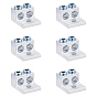 6Pcs Dual 2-hole Aluminum Wire Lug