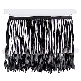 1 лента с кисточками из пластиковых бусин, бисерная отделка, с полиэфирным кордом, для юбки, занавес