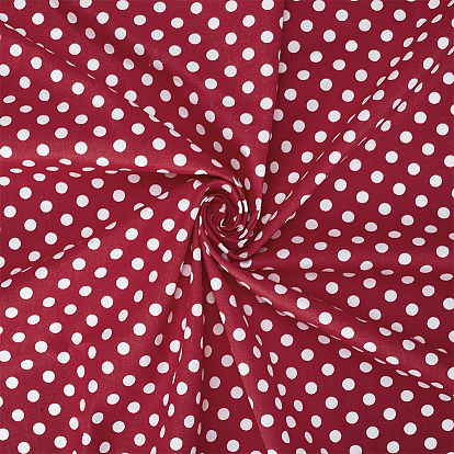 Polka Dot Pattern Cotton Fabric, Garment Accessories, for DIY Crafts