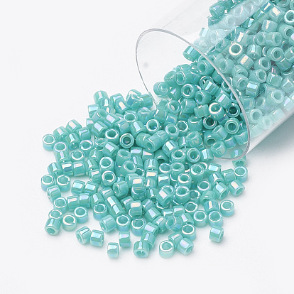MIYUKI Delica Beads, Cylinder, Japanese Seed Beads, Opaque Colours Rainbow