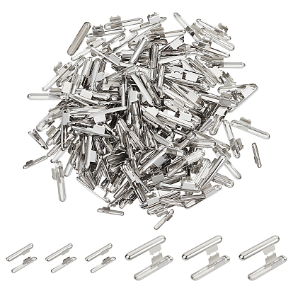 300шт 2 стили железные складные обжимные концы, колонка