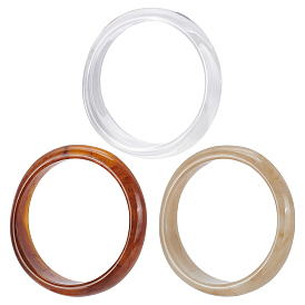 3шт. 3 цветные акриловые браслеты, браслеты из искусственного мрамора