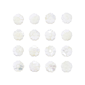 Природные стеклянные бусы нити, цветок