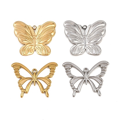 304 подвески из нержавеющей стали, бабочки прелести