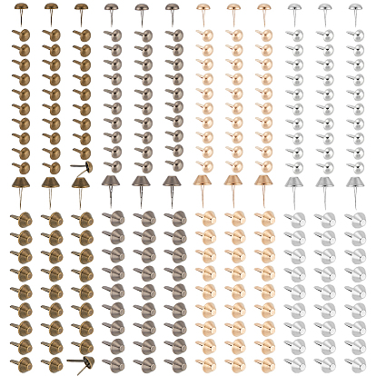 240шт 8 стиль железные гвозди, создание кошелька, скрапбукинга, Фотоальбом, украшение свадебных принадлежностей, детские куклы, бумажные карточки diy