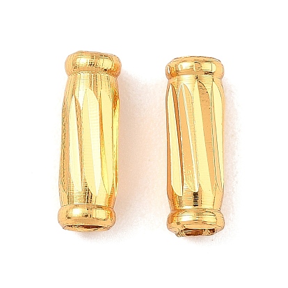 Латунные бусины, текстурированная колонка, долговечный, без свинца и без кадмия