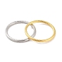 304 Stainless Steel Twisted Ring Bangles for Women Men