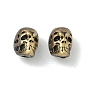 Латунные бусины, без свинца и без кадмия, череп