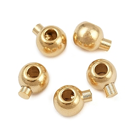 Brass Crimp Beads, Cadmium Free & Lead Free, Round