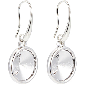 20шт. латунные крючки, провод уха, с закрепкой для сережек из сплава, заготовка для страз