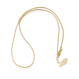 1мм латунные круглые ожерелья-змейки, без свинца и без кадмия, долговечный, стойки покрытие