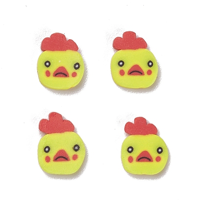 Handmade Polymer Clay Cabochons, Chick