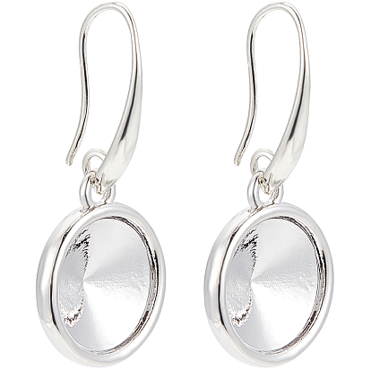 20шт. латунные крючки, провод уха, с закрепкой для сережек из сплава, заготовка для страз