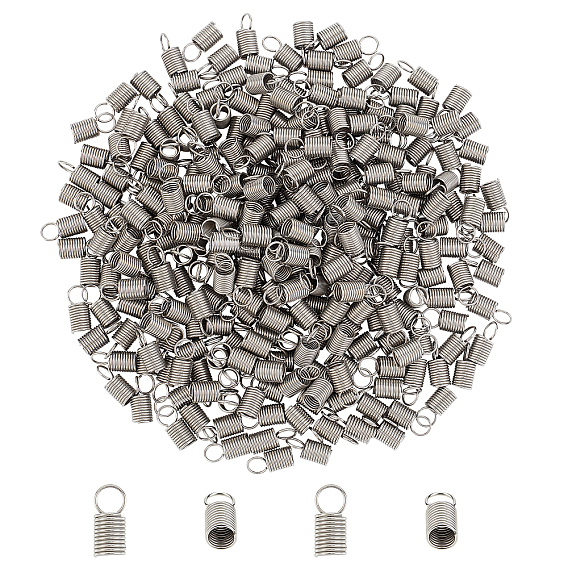 304 Stainless Steel Terminators, Coil Cord Ends
