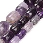 Природный аметист нитей бисера, колонка