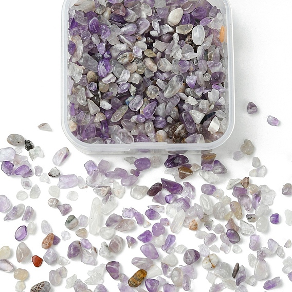 50g бусины из натурального аметиста, нет отверстий / незавершенного