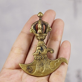 Brass Vajra Pestle Figurines for Home Feng Shui Decoration, for Collection